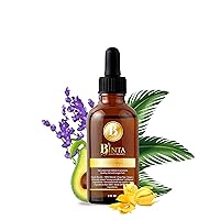 Binta Beauty Organics All Natural All Organic 100% Hair Growth Serum(2oz), Recommended For Thinning Hair, Weak Hair Or Hair Loss.