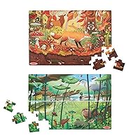 Melissa & Doug Double-Sided Seek & Find Puzzle - FSC Certified