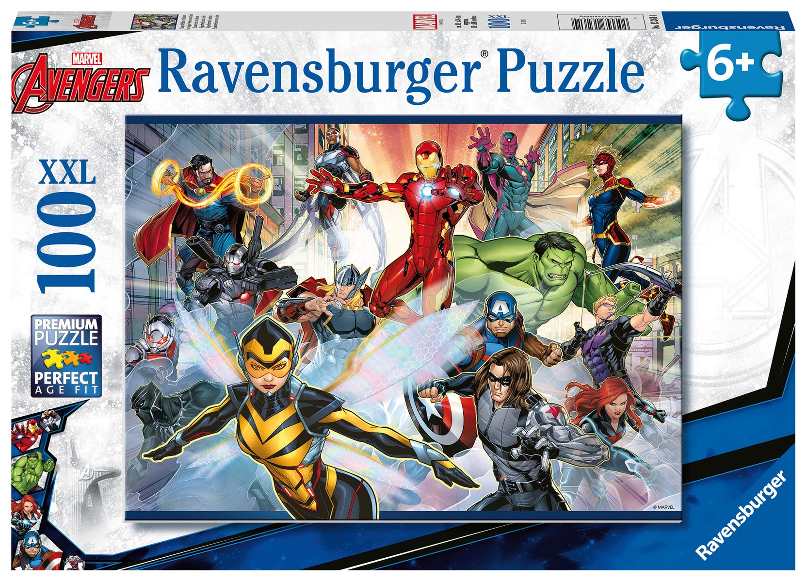 Ravensburger Marvel Avengers 100 Piece Jigsaw Puzzle for Kids Age 6 Years Up