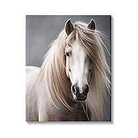 Stupell Industries Silky Haired Horse Canvas Wall Art by Ray Powers
