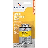 Permatex 85120 Liquid Electrical Tape, 4 oz , Black