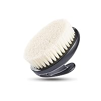 Dry Brushing Body Brush for Lymphatic Drainage and Cellulite, Exfoliating Body Scrub Brush for Dry Skin Sturdy and Good Grip, Black