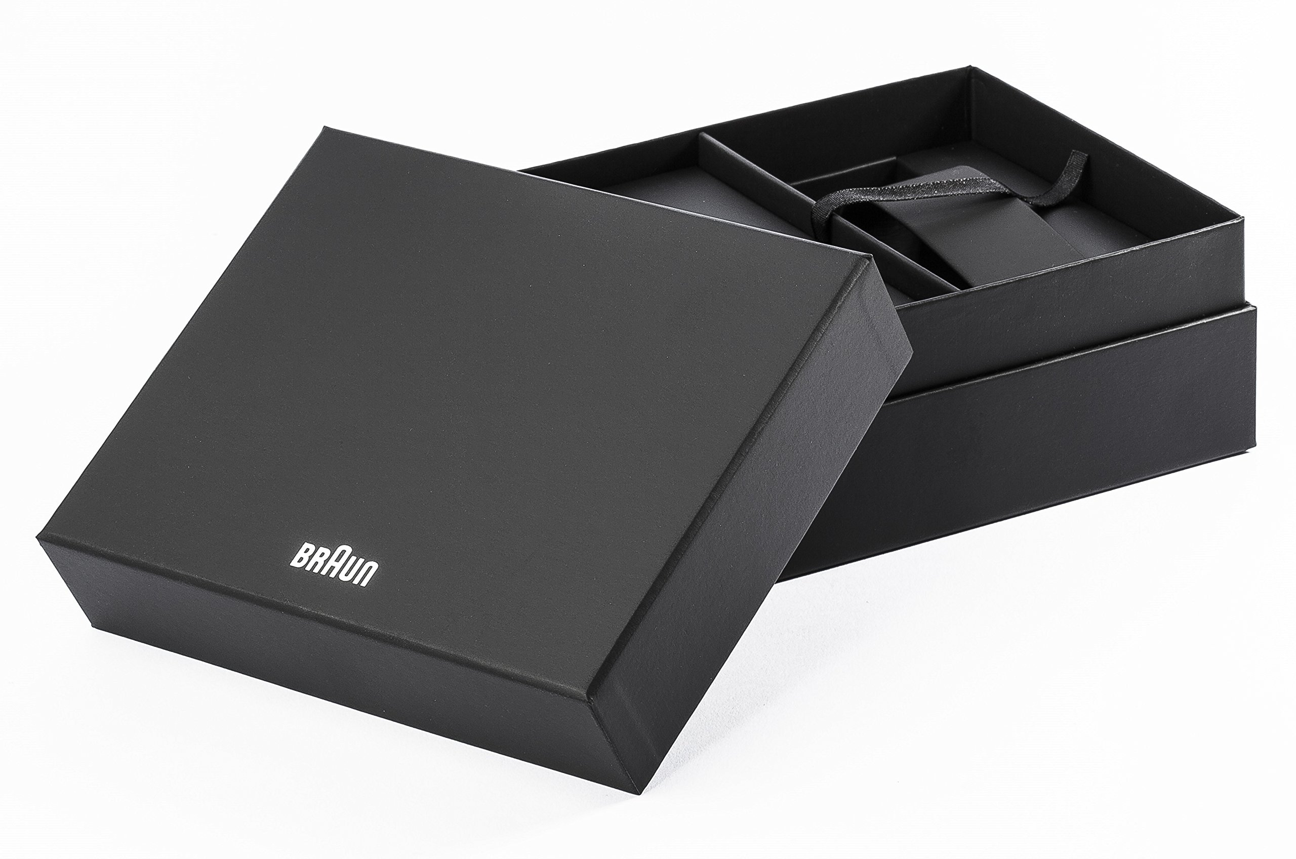 Braun Men's BN0106BKBKG Prestige Digital Digital Display Swiss Quartz Black Watch