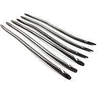 1set 6pcs 5#-3 Professional Leather Craft Shoemaker Cobbler Sewing Stitching Hook Awl Needle Tool Set Kit