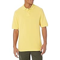 Amazon Essentials Men's Regular-Fit Cotton Pique Polo Shirt (Available in Big & Tall)