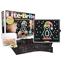 Lite Brite Ultimate Value Retro Toy, 12 Seasonal Templates, Peg Pouch, Amazon Exclusive, Light up Creative Activity Toy, Educational Stem, Gift for Girls and Boys, Ages 4+