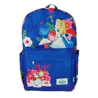 Classic Disney Alice in Wonderland Backpack with Laptop Compartment for School, Travel, and Work Multicolor A22207-ALICE