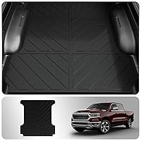 Truck Bed Mat Compatible with 2019-2024 Dodge Ram 1500 Bed Mat 5.7 FT All Weather Bed Liner 2023 Ram 1500 Accessories (5.7ft Short Rear Truck Mat)