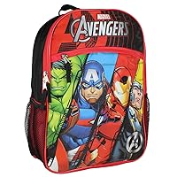Marvel Avengers Backpack Iron Man Thor Hulk Captain America Travel 16