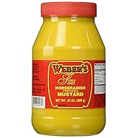 Buffalo's Own Weber's Brand Original Horseradish Mustard 32oz.