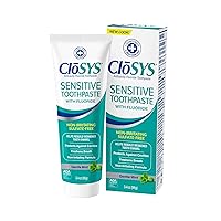 CloSYS Fluoride Toothpaste, 3.4 Ounce, Travel Size, Gentle Mint, TSA Compliant, Whitening, Enamel Protection, Sulfate Free