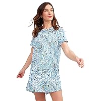 Verabradley Womens Cotton Nightgown Pajama Sleep Shirt (Extended Size Range)