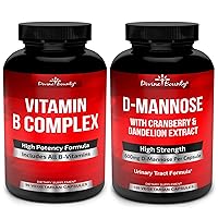 Super B Complex Vitamins & D-Mannose Bundle