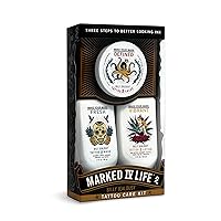 Billy Jealousy Complete Tattoo Care Kit, Make Your Mark Defined, Fresh and Vibrant, Includes Aftercare Tattoo Salve, Brightening Tattoo Soap and Moisturizing Tattoo Lotion