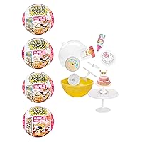 Make It Mini Food Diner Series 2 Pastry Shop Bundle (4 Pack) Mini Collectibles, Blind Packaging, DIY, Resin Play, Replica Food, NOT Edible, Collectors, 8+