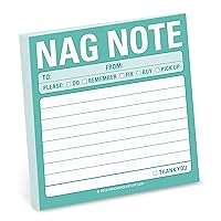 1-Count Knock Knock Nag Note Sticky Notes, to Do List Notepad, 3 x 3-inches, 100 Sheets Each