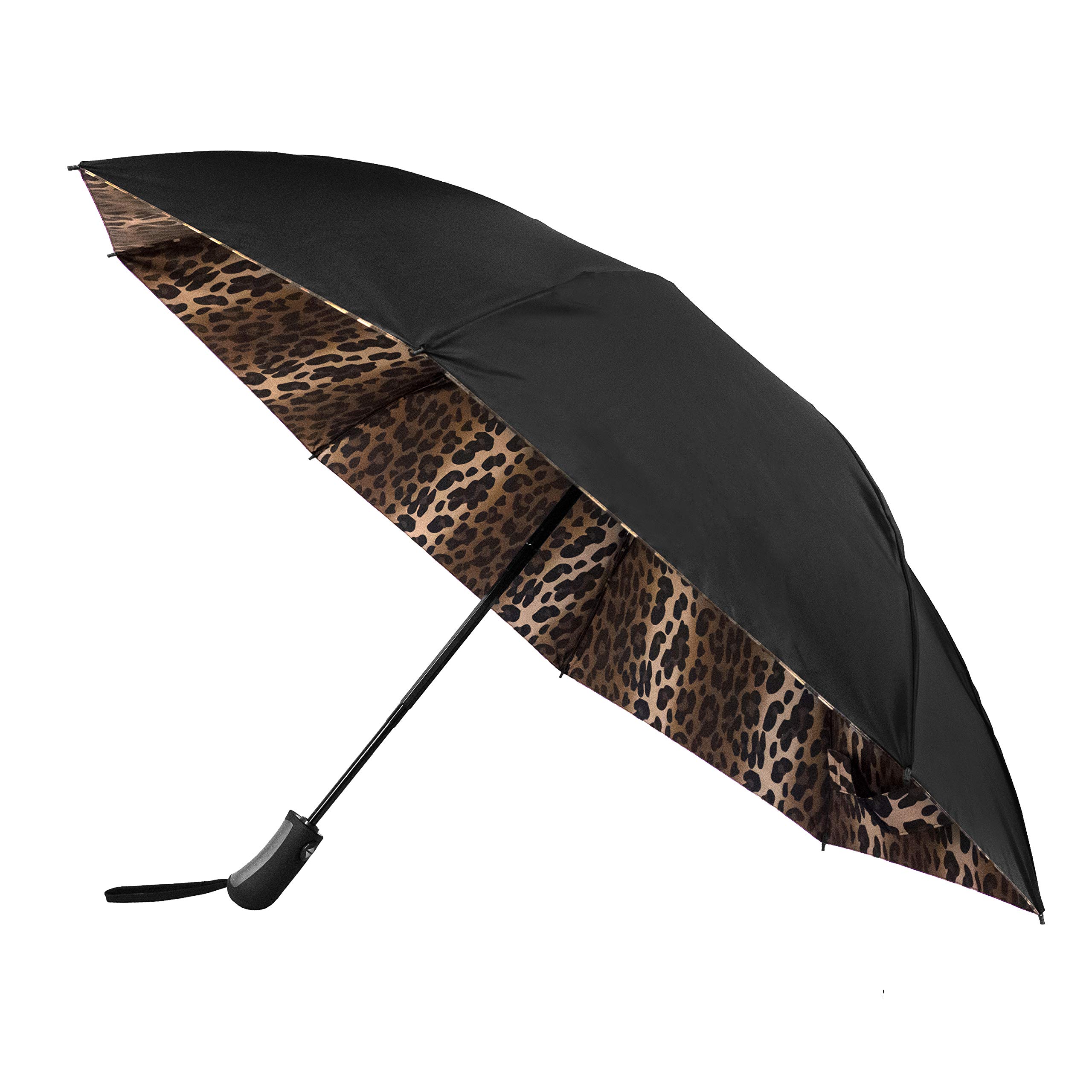 Mua StrombergBrand Reversible Leopard Umbrella (Inverted Folding Umbrella  Leopard Print) Compact Automatic Open and Close Folding Umbrellas For  Women, Leopard Mini Umbrella, Upside Down Windproof Umbrella trên Amazon Mỹ  chính hãng 2023 |