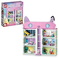 Lego Gabby’s Dollhouse 10788 Building Toy Set, 8-Room Playhouse with Purrfect Details and Popular Characters from The Show, Including Gabby, Pandy Paws, Cakey and Mercat, Kids Toy for Ages 4 and up