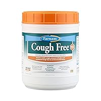 Farnam Cough Free Horse Cough Supplement Pellets, Provides Respiratory Support for Horses with Seasonal Allergies or Stable Cough, 2.5 pounds, 70 Day Supply