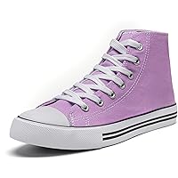 Kid's High Top Sneakers Classic High Tops Canvas Shoes for Girls and Boys, Lace up Tennis Shoes Fashion Canvas Sneakers Casual Shoes for Walking