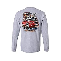 Ford Mustang Shelby Car Adult Men's Long Sleeve Shirt Black
