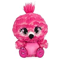 P.Lushes Designer Fashion Pets Flo West Flamingo Stuffed Animal, Hot Pink, 6”