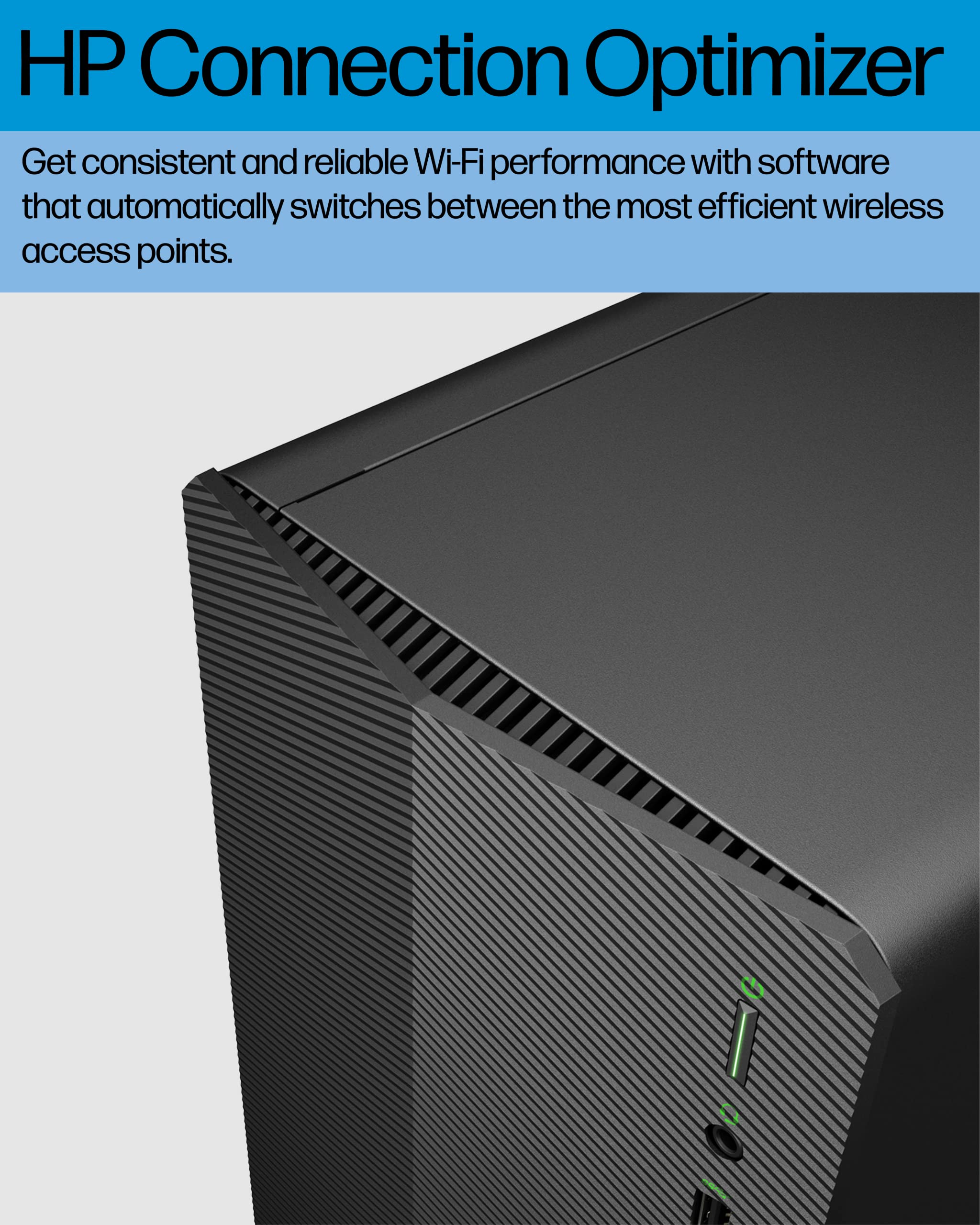 HP Pavilion Gaming Desktop, AMD Ryzen 7 5700G Processor, NVIDIA GeForce RTX 2060 graphic, 16 GB RAM, 1 TB SSD, Windows 11 Pro (TG01-2460, shadow black)