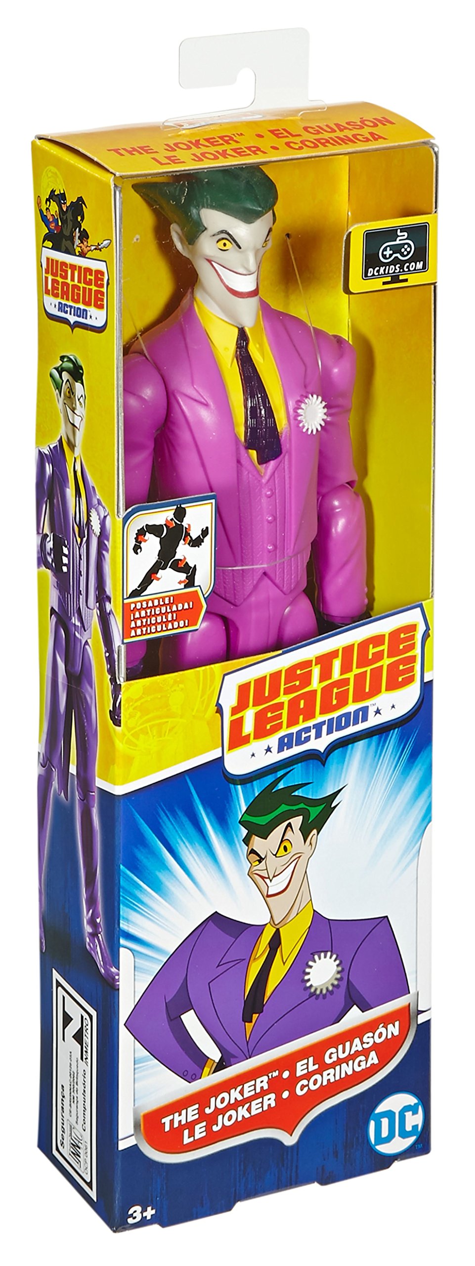 Mattel DC Justice League Action The Joker Action Figure, 12