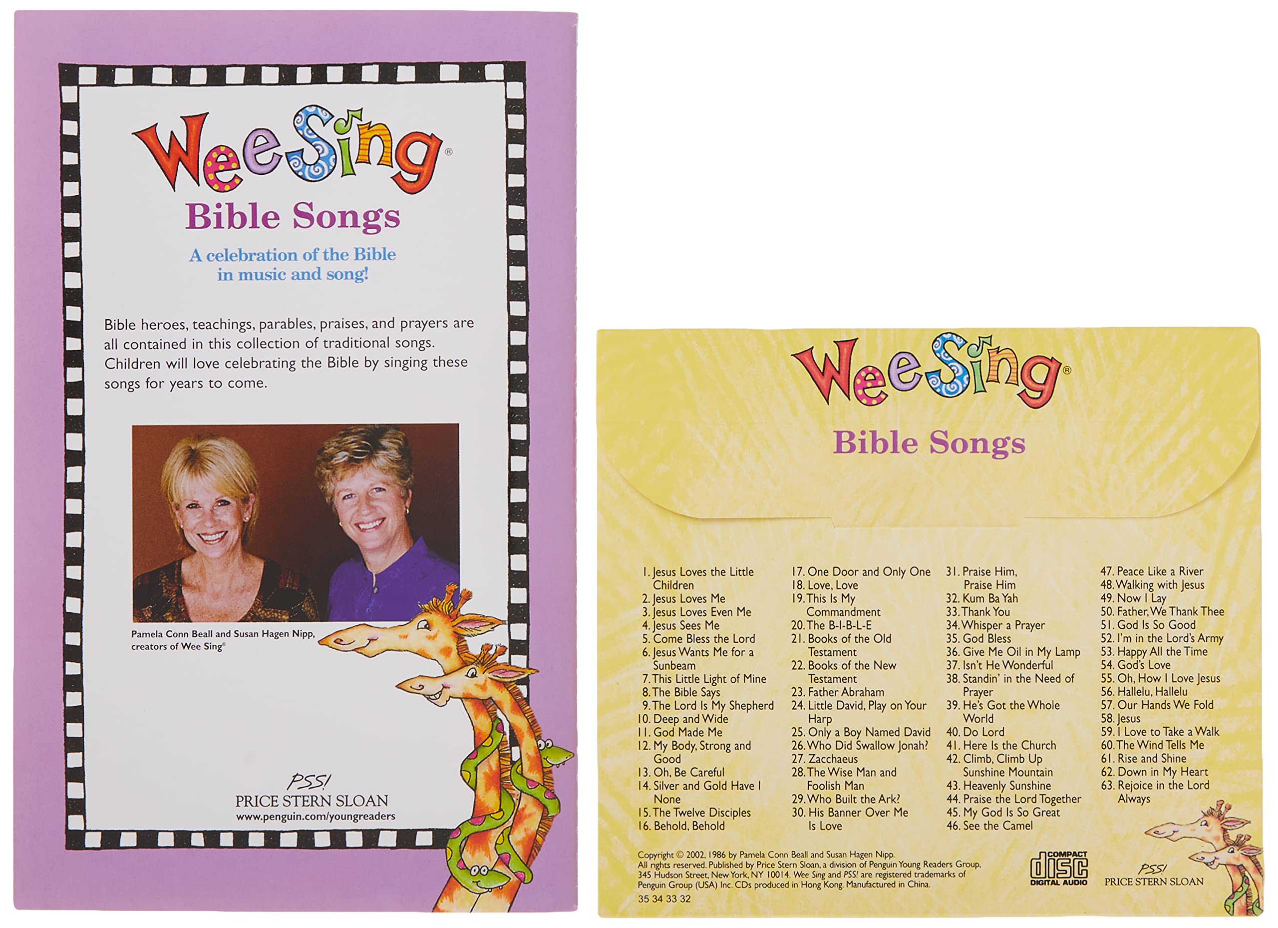 Wee Sing Bible Songs (Wee Sing) CD and Book Edition