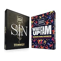 Truth or Drink Adult Party Game Bundle: Truth or Drink Sin + What's Up Fam | Fun Drinking Card Games | for Game Nights, College, Camping, Beach Day or Funny Gift