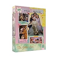 The Golden Girls “Everything’s Better with Friends and Cheesecake” 1000 Piece Jigsaw Puzzle | Collectible Puzzle Featuring Blanche, Dorothy, Sophia, Rose | Officially Licensed Golden Girls Merchandise