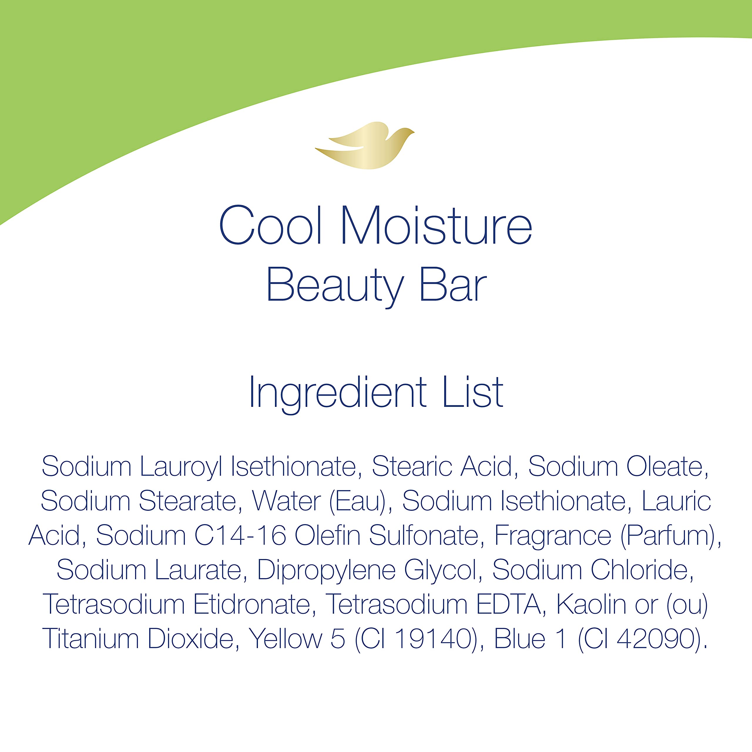 Dove Skin Care Beauty Bar For Softer Skin Cucumber And Green Tea More Moisturizing Than Bar Soap 3.75 oz 24 bars
