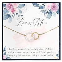 Bonus Mom Bracelet, Bonus Mom Gifts for Stepmom Jewelry Gifts for Stepmother Bracelet from Stepdaughter, from Daughter in Law Personalized Gifts