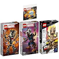 Lego Marvel Set: 76282 Rocket & Baby Groot, 76249 Venomized Groot, 76217 I'm Groot & 30652 The Dimensional Portal by Doctor Strange