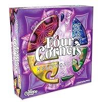 Calliope Games Four Corners: Kaleidoscope - Family Board Game - Captivating Art, Strategy, & Pattern Matching Puzzle for Kids & Adults - 1-6 Players