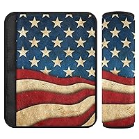 America USA Flag Car Seat Strap Covers for Baby Kids 2 PCS Car Seat Straps Shoulder Cushion Pads Protector Seat Belt Pads for Car Truck Straps