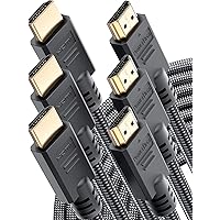 PowerBear 4K HDMI Cable 3ft, 6ft, 10ft [3-Pack]