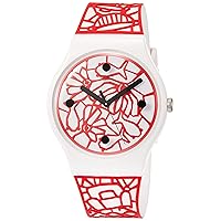 Swatch Womens Analogue Quartz Watch with Silicone Strap SUOZ259C