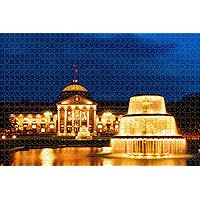 Wiesbaden Kurhaus Germany Jigsaw Puzzle for Adults 1000 Piece Wooden Travel Gift Souvenir