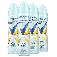 Women Antiperspirant Deodorant Dry Spray Sexy Intrigue, 3.8 Ounce (Pack of 4)