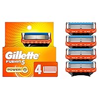 Gillette Fusion5 Men's Razor Blade Refills, 4 Count