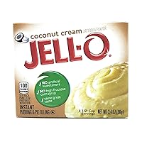 Jell-O Coconut Cream Instant Pudding & Pie Filling, 3/4 oz (96g) (3-Pack)