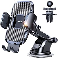 TORRAS [Ultra-Durable Cell Phone Holder for Car, Universal Mount Dashboard Windshield Vent Compatible with iPhone 14 13 12 11 Pro Max, Samsung Galaxy S20+ Ultra S10 Note Plus