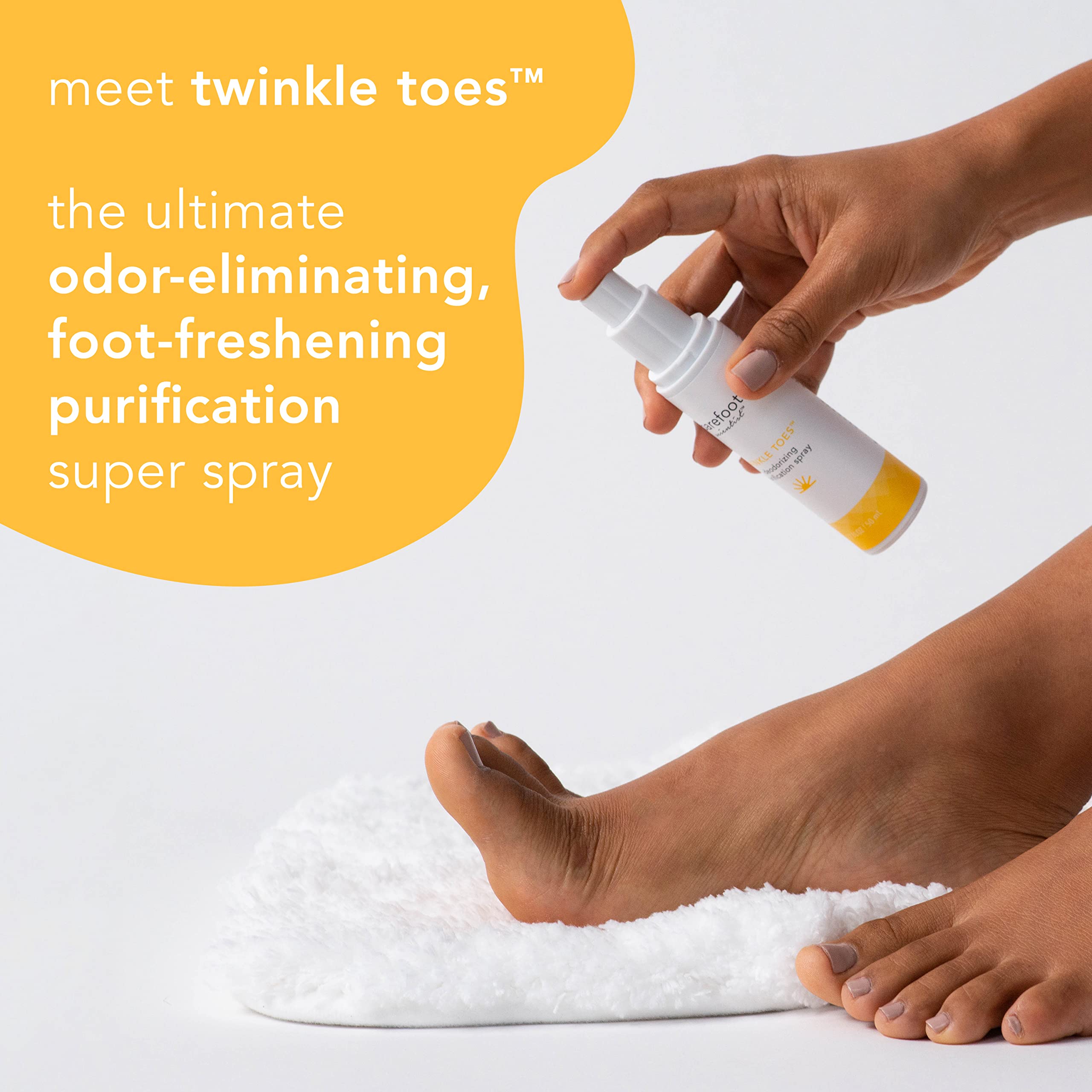 Barefoot Scientist Twinkle Toes Foot Deodorizing Purification Spray
