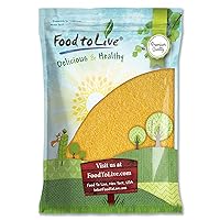 Polenta, 10 Pounds - Yellow Corn Grits, Ground Cornmeal, Quick Cooking, Vegan, Kosher, Bulk, Great for Hot Cereal and Porridge. Low Sodium, Milled Maize, Corn Meal, Product of the USA