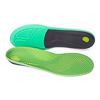 Superfeet RUN Comfort - Carbon Fiber Orthotic Shoe Insoles - High Arch Support for Running Shoes - 2.5-5 Men / 4.5-6 Women