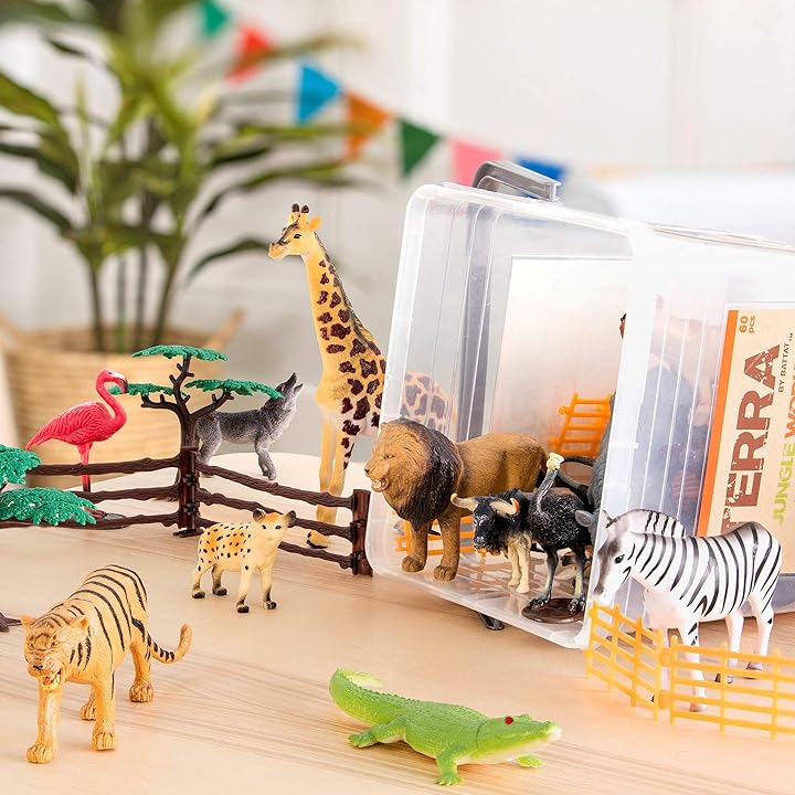 Mua Terra by Battat Jungle World Animal Playset - Educational Toys for 3+  Year Old Kids - Realistic Animal Figurines and Accessories (60 Pieces) trên  Amazon Mỹ chính hãng 2023 | Fado