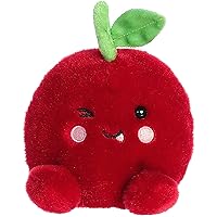 Aurora® Adorable Palm Pals™ Cordial Cherry™ Stuffed Animal - Pocket-Sized Fun - On-The-Go Play - Red 5 Inches