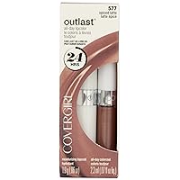 Outlast All Day Two Step Lipcolor, Spiced Latte 577, 0.13 Ounce