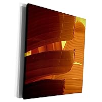 3dRose Florene Abstract Plants - Orange Banana - Museum Grade Canvas Wrap (cw_11460_1)